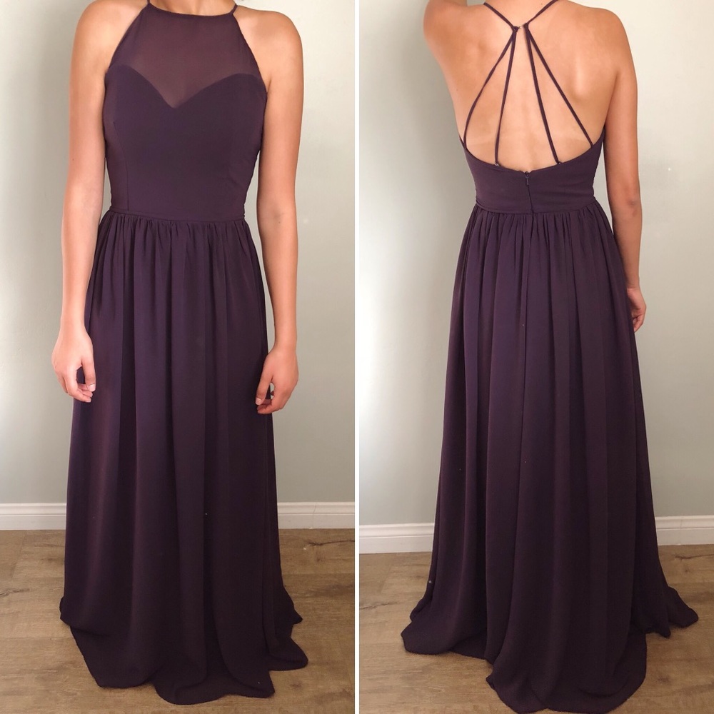 Purple Bridesmaid Dress